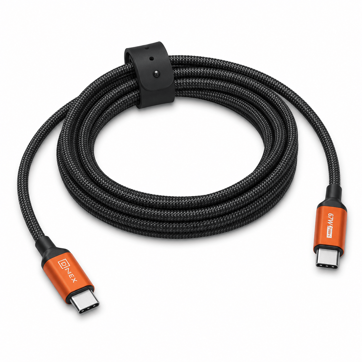 DINEX câble de charge et de données USB-C vers USB-C de la marque Dinex, modèle DI-027 DINEX câble